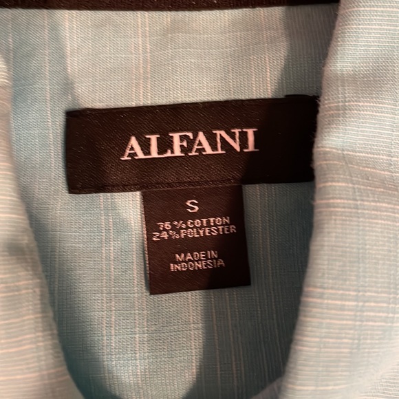 Alfani team casual button down small shirt - Picture 4 of 4
